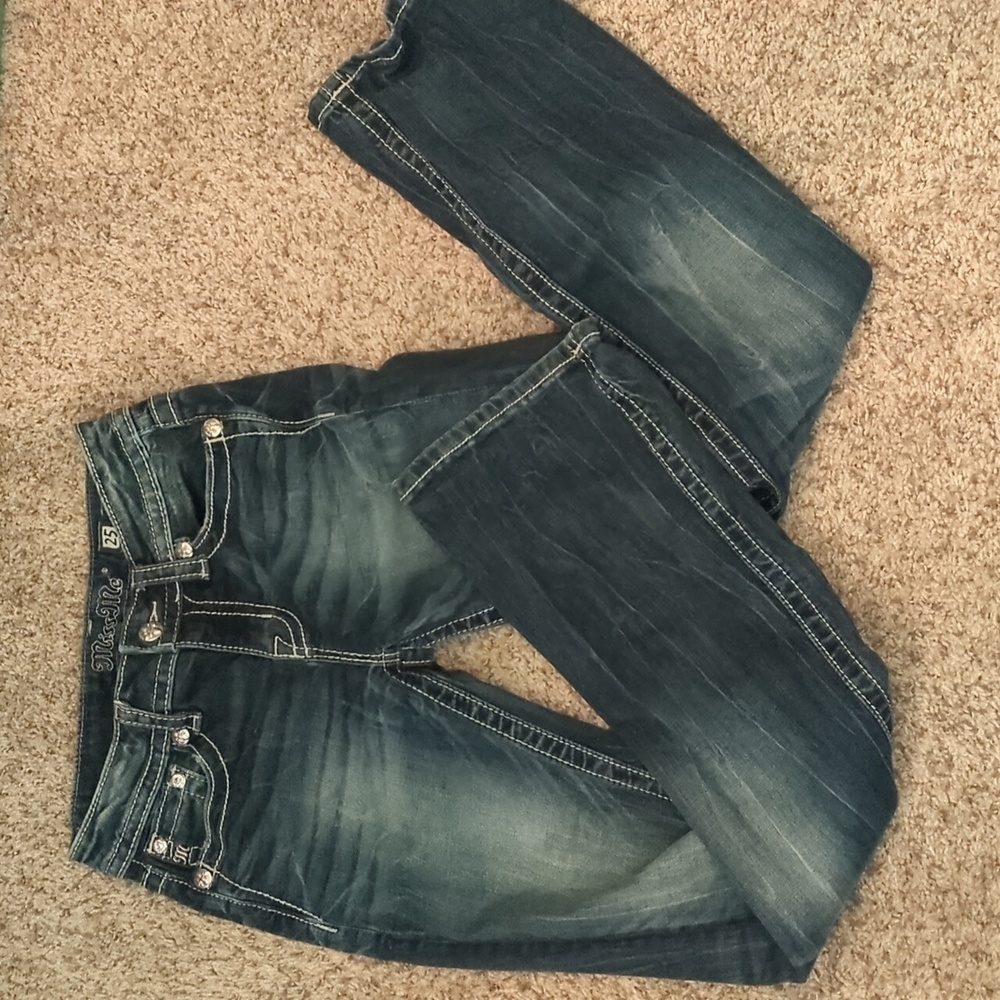 miss me Y2K jeans with rhinestones